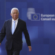El presidente del Consejo Europeo, António Costa, a su llegada a la cumbre del Consejo Europeo que se celebra este jueves en Bruselas (Bélgica). FREDERIC GARRIDO-RAMIREZ