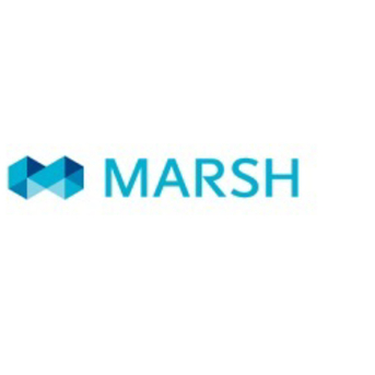 Logo de la correduría de seguros y consultoría de riesgos Marsh. MARSH
