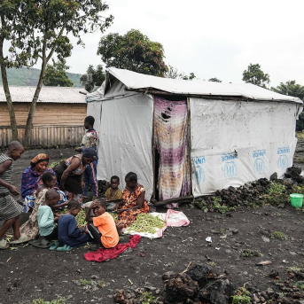 Un grupo de personas en un campamento de desplazados en Goma, en el este de República Democrática del Congo (RDC), en una fotografía de archivo Europa Press/Contacto/David Allignon Un grupo de personas en un campamento de desplazados en Goma, en el este de República Democrática del Congo (RDC), en una fotografía de archivo Europa Press/Contacto/David Allignon