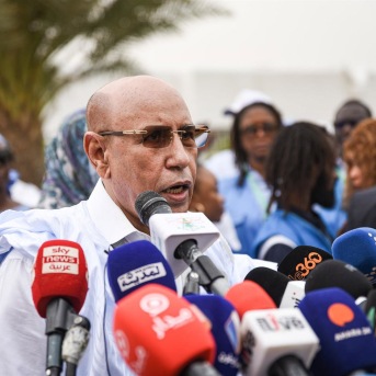 El presidente de Mauritania, Mohamed Uld Ghazuani, comparece ante la prensa durante las elecciones de 2024 (archivo) Europa Press/Contacto/Nicolas Remene El presidente de Mauritania, Mohamed Uld Ghazuani, comparece ante la prensa durante las elecciones de 2024 (archivo) Europa Press/Contacto/Nicolas Remene