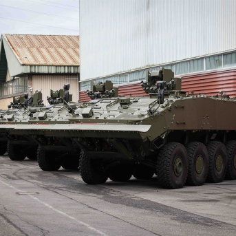 Vehículos blindados Hunter durante una visita a la fábrica GDELS-SBS en Trubia, a 31 de octubre de 2025, en Oviedo, Asturias (España). Imanol Rimada - Europa Press Vehículos blindados Hunter durante una visita a la fábrica GDELS-SBS en Trubia, a 31 de octubre de 2025, en Oviedo, Asturias (España). Imanol Rimada - Europa Press
