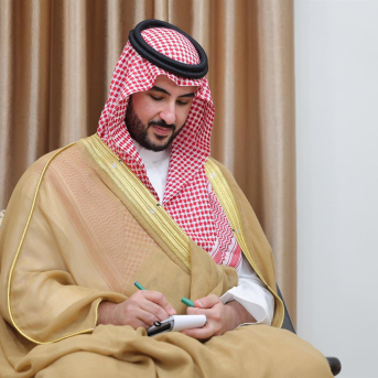 El ministro de Defensa de Arabia Saudí, Jalid bin Salmán al Saud, durante una visita ofiical a Irán en abril de 2025 (archivo) Europa Press/Contacto/Iranian Supreme Leader'S Off