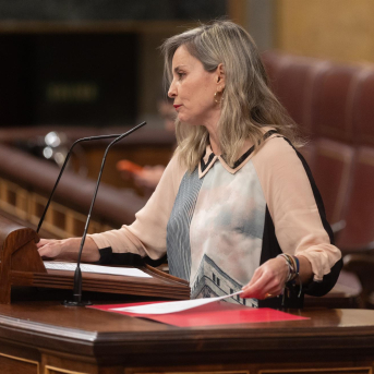 La portaveu de Sumar al Congrés, Verónica Martínez Barbero, intervé durant una sessió plenària al Congrés dels Diputats, a 24 de febrer de 2026, a Madrid (Espanya). Eduardo Parra - Europa Press