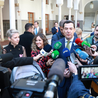 El presidente de la Junta de Andalucía, Juanma Moreno Rocío Ruz - Europa Press El presidente de la Junta de Andalucía, Juanma Moreno Rocío Ruz - Europa Press