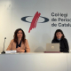 La coordinadora de litigios de Irídia, Sònia Olivella, y la especialista en Pegasus de Irídia, Cèlia Carbonell, durante la rueda de prensa EUROPA PRESS