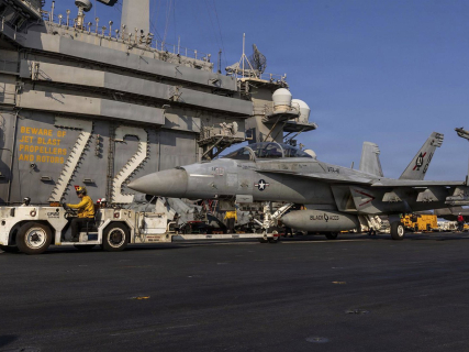 El portaaronaves de EEUU 'USS Abraham Lincoln', en una fotografía de archivo Us Navy/U.S. Navy / Zuma Press / ContactoPhoto