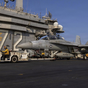 El portaaronaves de EEUU 'USS Abraham Lincoln', en una fotografía de archivo Us Navy/U.S. Navy / Zuma Press / ContactoPhoto