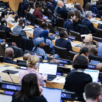 Una sesión en la Asamblea General de Naciones Unidas Europa Press/Contacto/Bianca Otero Una sesión en la Asamblea General de Naciones Unidas Europa Press/Contacto/Bianca Otero