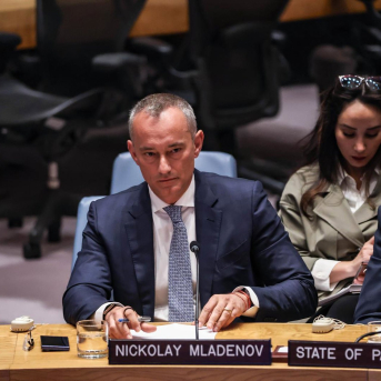 El director ejecutivo de la Junta de Paz,  Nickolai Mladenov Europa Press/Contacto/Bianca Otero