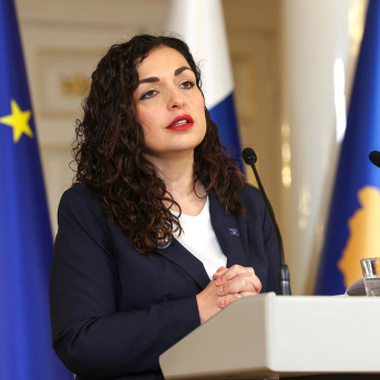 La presidenta de Kosovo,  Vijosa Osmani Europa Press/Contacto/Marina Takimoto