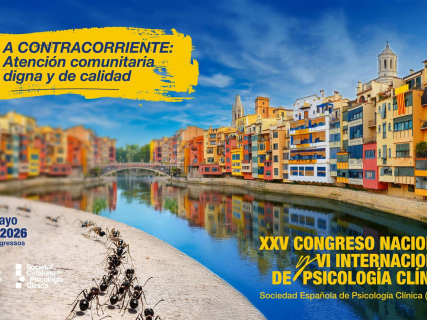 Cartel del XXV Congreso Nacional y VI Internacional de Psicología Clínica que la Sociedad Española de Psicología Clínica (SEPC-ANPIR). SEPC-ANPIR