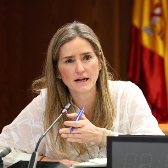 La ministra para la Transición Ecológica y el Reto Demográfico, Sara Aagesen, durante su comparecencia ante la Comisión de Investigación sobre el apagón, en el Senado, a 23 de marzo de 2026, en Madrid (España). Marta Fernández - Europa Press