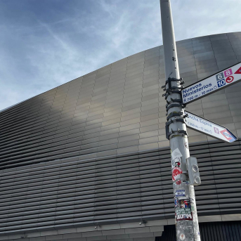 Inmediaciones del estadio Santiago Bernabéu EUROPA PRESS