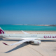 Avión de Qatar Airways. QATAR AIRWAYS