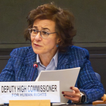 La vicesecretaria general de la ONU para Derechos Humanos, Nada al Nashif Europa Press/Contacto/Eric Dubost