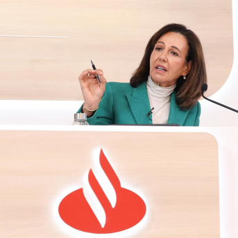 La presidenta del Banco Santander, Ana Botín Marta Fernández - Europa Press