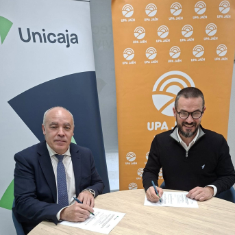 Unicaja adelanta a los socios de UPA Jaén el cobro de las ayudas de la PAC