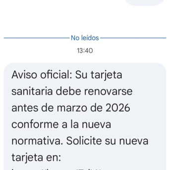 Un ejemplo de Sacyl sobre un intento de fraude SACYL