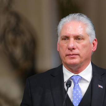 El presidente de Cuba, Miguel Diaz-Canel, durante un viaje oficial a Irán en diciembre de 2023 (archivo) -/Iranian Presidency/dpa El presidente de Cuba, Miguel Diaz-Canel, durante un viaje oficial a Irán en diciembre de 2023 (archivo) -/Iranian Presidency/dpa