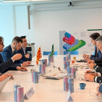 Reunión entre miembros de la Generalitat de Catalunya y de la región de Lombardía GENERALITAT