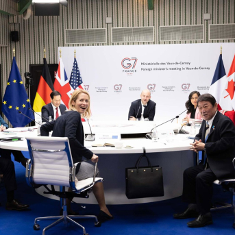 Reunión de los ministros de Exteriores del G7 y la Alta Representante para Política Exterior de la Unión Europea, Kaja Kallas MINISTERIO DE EXTERIORES DE FRANCIA Reunión de los ministros de Exteriores del G7 y la Alta Representante para Política Exterior de la Unión Europea, Kaja Kallas MINISTERIO DE EXTERIORES DE FRANCIA