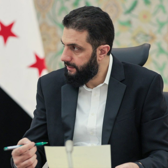 El presidente de transición sirio, Ahmed al Shara Europa Press/Contacto/Syrian Arab News Agency ''SA