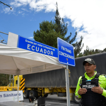 Policía de Ecuador en la frontera con Colombia Europa Press/Contacto/Camilo Erasso