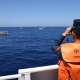 A Chinese coast guard observes Filipino fishing boats in disputed waters in the South China Sea Europa Press/Contact/CCG