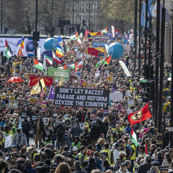 Manifestación contra la extrema derecha en Londres Europa Press/Contacto/Stephen Chung