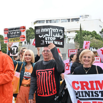 Manifestación contra la guerra en Tel Aviv Europa Press/Contacto/Paulina Patimer
