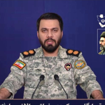 El portavoz de las Fuerzas Armadas iraníes, Ebrahim Zolfaqari IRIB