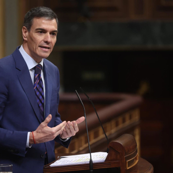 El presidente del Gobierno, Pedro Sánchez, durante una sesión de control al Gobierno, en el Congreso. Eduardo Parra - Europa Press El presidente del Gobierno, Pedro Sánchez, durante una sesión de control al Gobierno, en el Congreso. Eduardo Parra - Europa Press