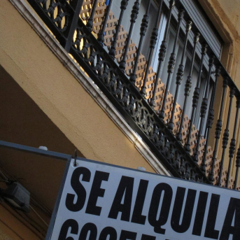 Es lloga, cartell, lloguer EUROPA PRESS