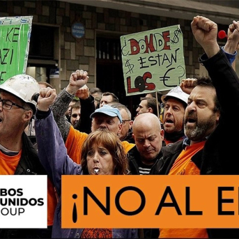 Protesta contra el ERE en Tubos Reunidos. ESK Protesta contra el ERE en Tubos Reunidos. ESK