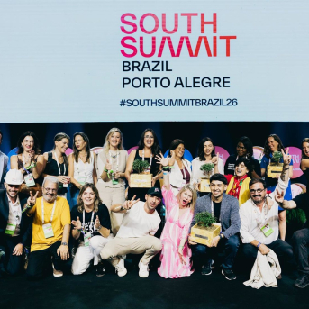 Foto de la ceremonia de clausura de South Summit Brazil 2026. GUILEPORACE