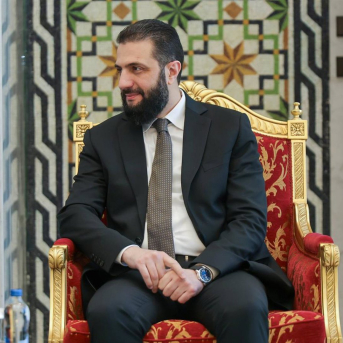 El presidente de Siria, Ahmed al Shara Europa Press/Contacto/Syrian Presidency