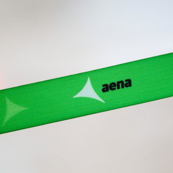 Cinta con el logo de la empresa Aena  Óscar J.Barroso - Europa Press