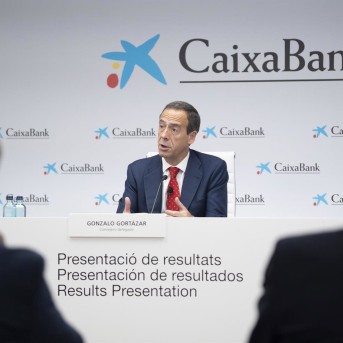 El consejero delegado de CaixaBank, Gonzalo Gortázar. Jorge Gil - Europa Press