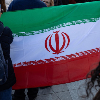 Imagen de archivo de una bandera de Irán. Europa Press/Contacto/Michael Kuenne