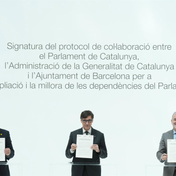 El Parlament crecerá con un nuevo edificio en las actuales caballerizas de la Guardia Urbana