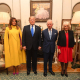 Donald i Melania Trump amb l'aleshores príncep Carles d'Anglaterra i Camilla, el 2019. Victoria Jones/PA Wire/dpa