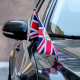 Bandera británica en un coche oficial de la Embajada en Rusia. Europa Press/Contacto/Yevgeny Messman