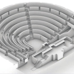 Sketch of the Congress hemicycle in the Chamber's new Accessibility Plan CONGRESS