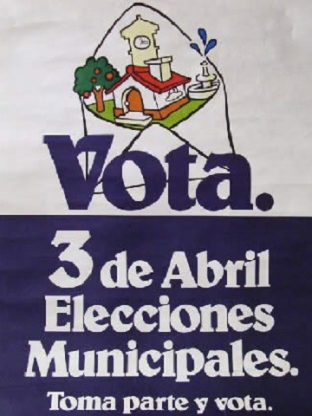 Poster municipal elections 1979