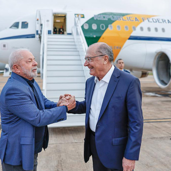 El presidente de Brasil, Luiz Inácio Lula da Silva, y el vicepresidente, Geraldo Alckmin. Ricardo Stuckert/Agencia Brazil/ Dpa