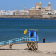 Las playas andaluzas, preparadas para la Semana Santa. Imágenes de playas de Cádiz en la mañana del Domingo de Ramos. En Cádiz, a 29 de marzo de 2026 | Europa Press