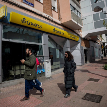 Una oficina de Correos, a 14 de marzo de 2025, en Madrid Eduardo Parra - Europa Press