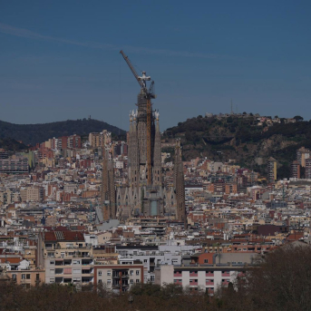 Vista de la Basílica de la Sagrada Familia, a 16 de marzo de 2026, en Barcelona, Catalunya (España) David Zorrakino - Europa Press