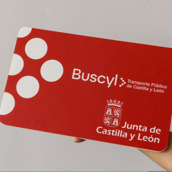 Tarteja BusCyL, transporte Castilla y León, tarjeta de transporte de la Junta de Castilla y León. JCYL