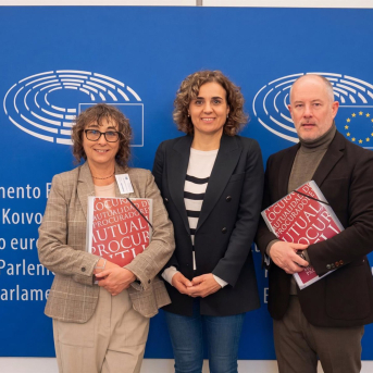 The Mutualidad de Procuradores conveys to Dolors Montserrat the urgency of approving the gateway to RETA. MUTUALIDAD DE PROCURADORES